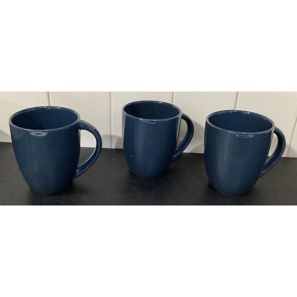 Corelle Coordinates Coffee Cups Set Of 3 Blue